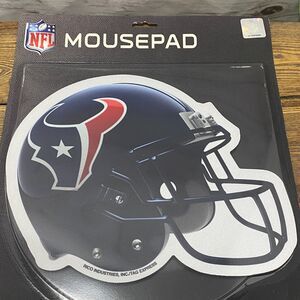 NFL Houston Texans Helmet MOUSE PAD Football Logo Computer Office Supply Sport